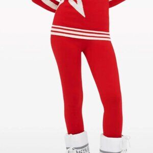 Perfect Moment Size Small Knit Merino Wool Red Pant